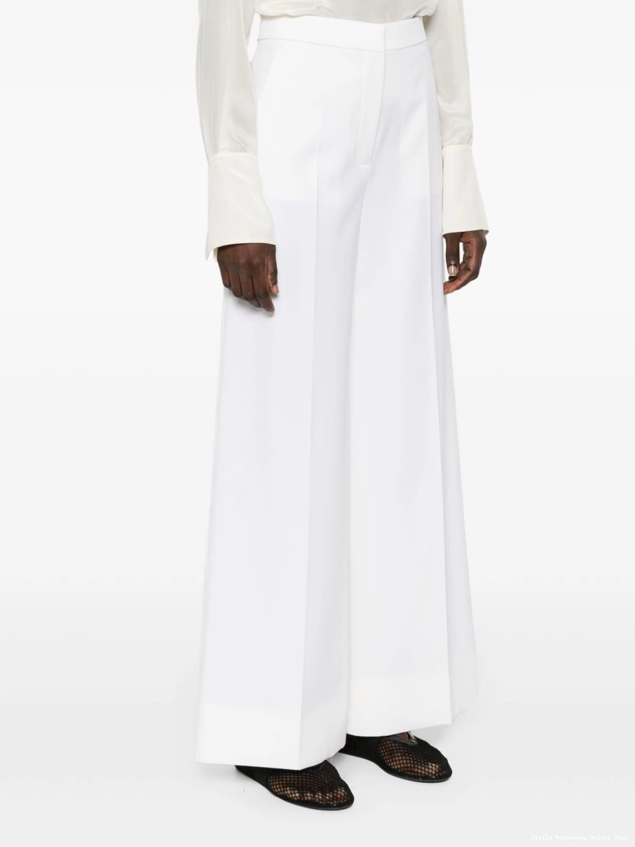 Cheap McCartney trousers wide-leg Stella Women high-rise 0406